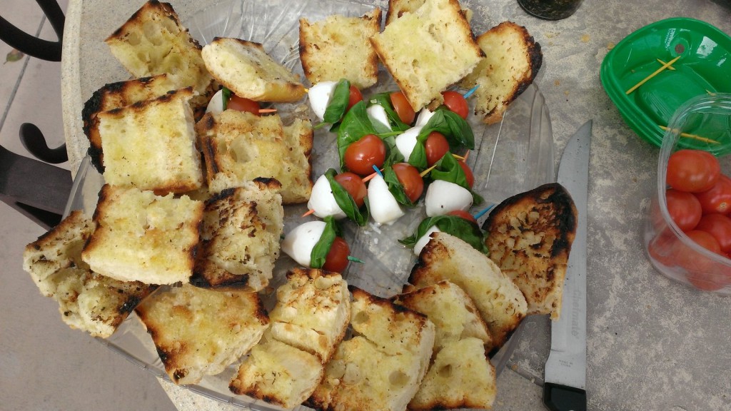 bbq-buttered-sourdough-bread