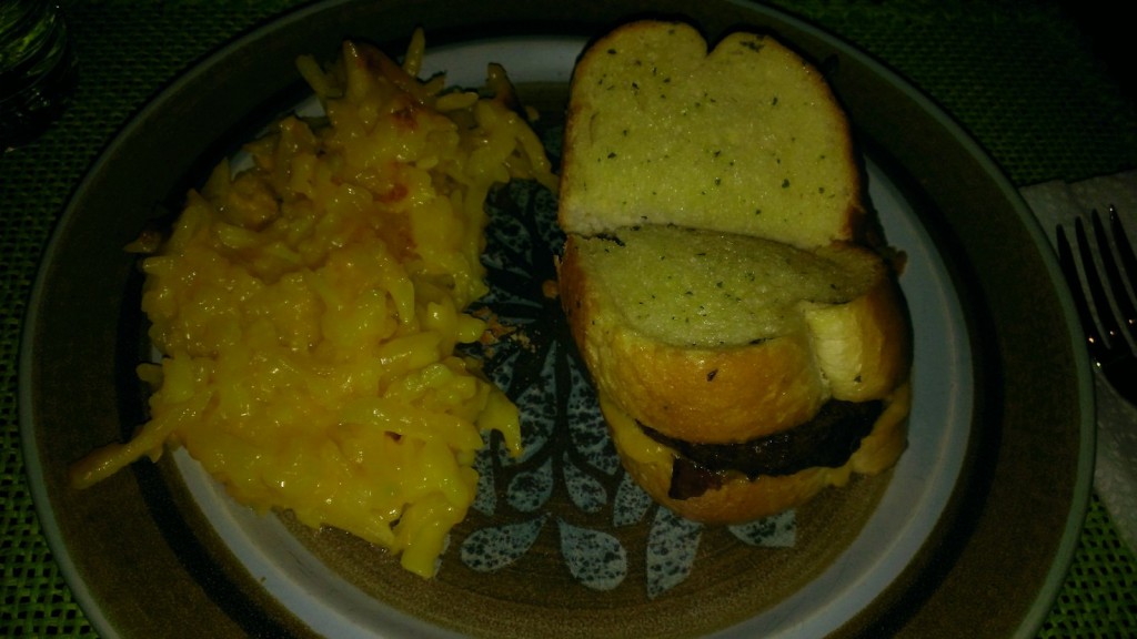 cheeseburger-on-texas-toast-cheesy-potatoes