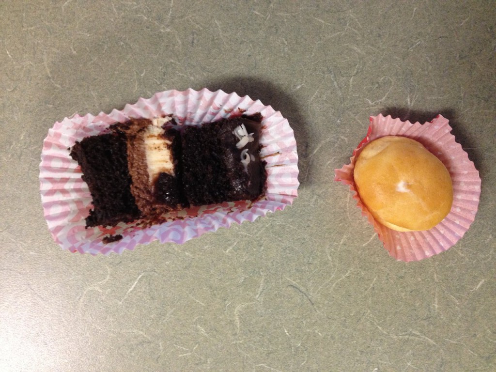 chocolate-cake-and-cream-puff