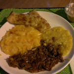 dinner-bbq-pulled-pork-italian-cheese-bread-cream-corn-shredded-cheesy-potatoes-fruit-cup-whipped-cream-cinnamon