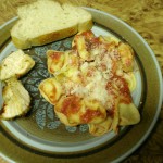 dinner-cheese-tortellini-albertsons-sourdough-french-bread-breaded-chicken