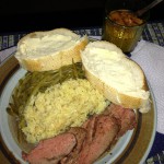 dinner-steak-green-beans-rice-pumpkin-pudding-cinnamon