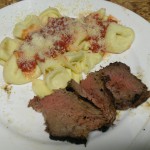 dinner-tri-tip-cheese-tortellini