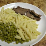 steak-pasta-roni-butter-and-herb-italiano-peas